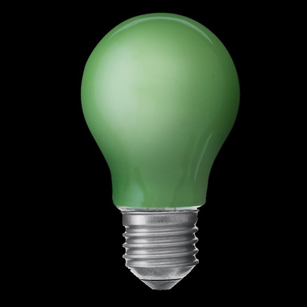 Normal grön E27 40W